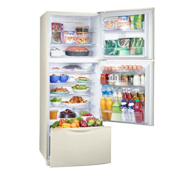 ثلاجة توشيبا نوفروست 351 لتر ذهبي GR-EFV45-G