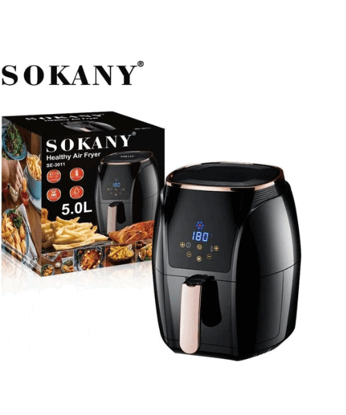 قلاية هوائية 5 لتر ديجيتال 1500 وات من سوكاني SK-3011